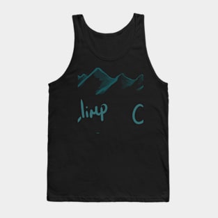 fabric pattern climp themed graphic design by ironpalette Tank Top